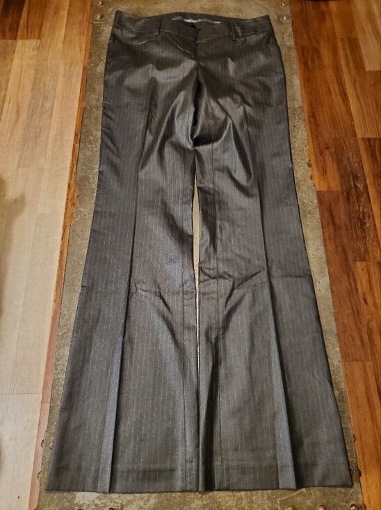 Express Pants - Express Stylist Gray Pinstripe Women's Dress Pants